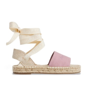 Pepe Jeans para mujer. PLS90684 Sandalias Arami Fresh rosa (41), Plano, Cordones, Casual, Sostenible