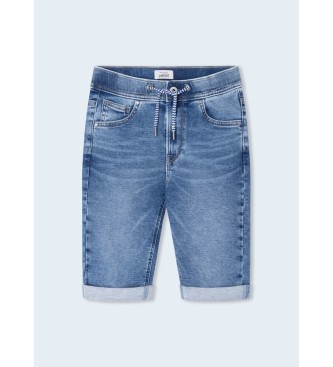 Pepe Jeans para niño. PB800695HL4 Shorts Joe azul (176cm), Casual, Algodón, Denim, moda infantil