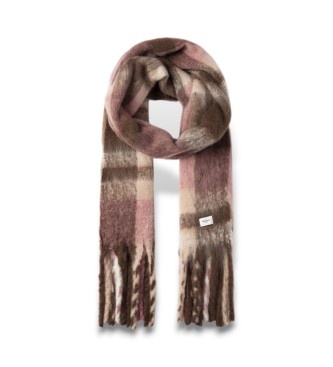 Pepe Jeans para mujer. PL1100011 Bufanda Flavie marrón (OSFA), Casual, Poliéster