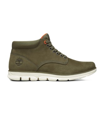 Timberland para hombre. TB0A1TVMA581 Zapatillas de piel Chukka Bradstreet verde (49), Plano, Cordones, Casual