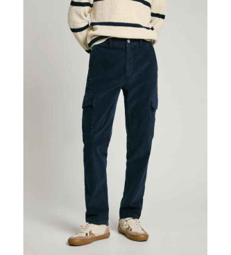 Pepe Jeans para hombre. PM211757 Pantalón Slim Cargo Corduroy marino (29), Casual, Algodón