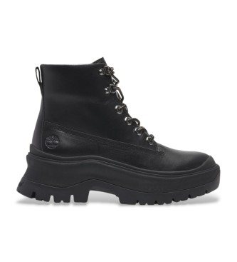 Timberland para mujer. TB0A295JW021 Botines de piel Roxie Lane negro (38 W), Plano, Cordones, Casual, Sostenible