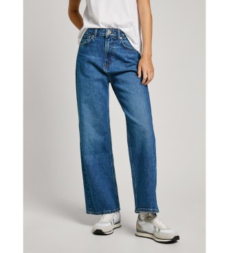 Pepe Jeans para mujer. PL204731EE3 Jeans en fit recto Lexa azul (28/32), Casual, Algodón, Denim, Sostenible
