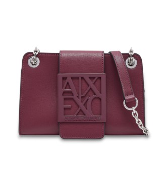 A|X Armani Exchange para mujer. XW000281AF13672UA343 Bolso Forma burdeos (OSFA), Casual, Fiesta, Poliuretano
