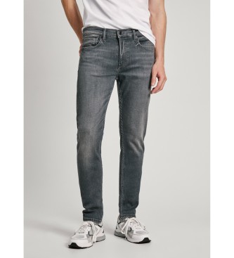 Pepe Jeans para hombre. PM207388UH9 Jeans Slim gris (31/34), Casual, Algodón, Denim, Sostenible