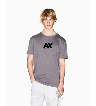 A|X Armani Exchange para hombre. XM001403AF16432U8092 Camiseta Classic gris oscuro (L), Casual, Algodón, Manga corta