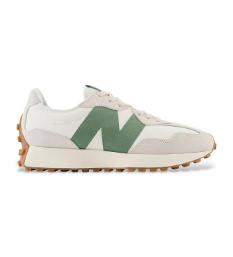 New Balance unisex. U327V1 Sneakers i läder 327 vit (41.5), Hud, 1 till 3 cm, Nyckelband, Casual