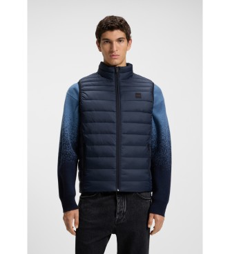 BOSS para hombre. 50549243 Chaleco Odeno2 marino (46), Casual, Poliéster