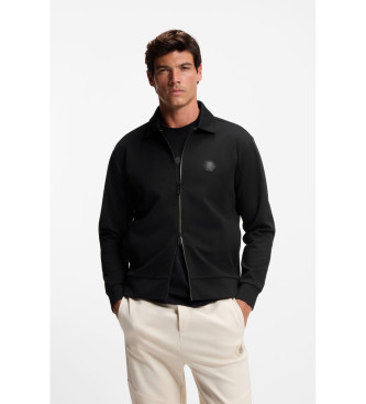 BOSS para hombre. 50543881 Chaqueta FZ Shirt Future negro (4XL), Casual, Poliéster