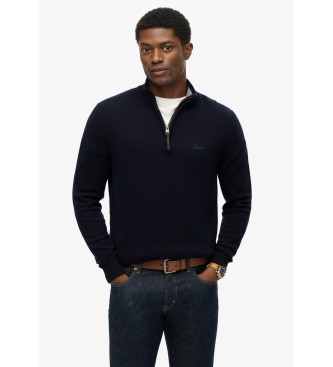 Superdry para hombre. M6110688A Jersey Lana marino (M), Casual