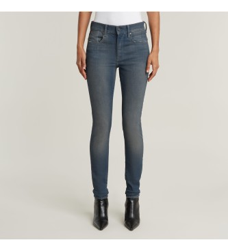 G-Star para mujer. D19079-D637-C268 Jeans Lhana Skinny azul (29/30), Casual, Algodón, Denim