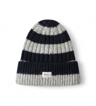 Pepe Jeans para mujer. PL0400003 Gorro Faustin marino (OSFA), Casual, Gris, Poliéster