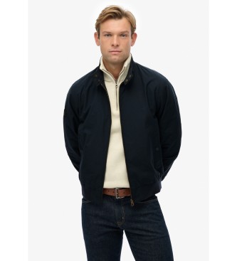 Superdry para hombre. M5012259A Chaqueta Classic Harrington marino (S), Casual, Poliéster