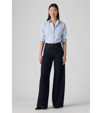 Para mujer. 0039B-0001 Jeans 728 Wide Leg (25/30), Casual, Algodón, Denim