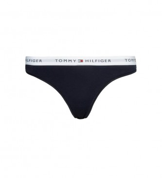 Tommy Hilfiger para mujer. UW0UW03835 Tanga con logo en la cintura marino (XS), Homewear, Algodón