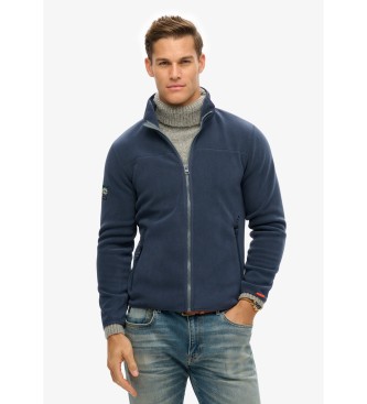 Superdry para hombre. M2014152A Forro Polar Active marino (L), Casual, Poliéster