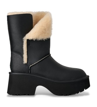 UGG para mujer. 1172590 Botas de Piel Classic Esmee negro (38), 5 a 8cm, Ninguno, Casual