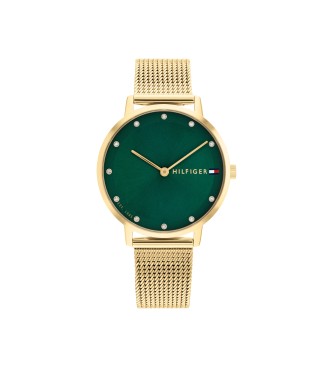 Tommy Hilfiger para mujer. 1782668 Reloj Analógico Acero verde (OSFA), Casual, Brazalete, Acero Inoxidable