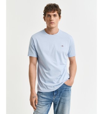 Gant para hombre. 2003184 Camiseta Regular Fit Shield azul (XXL), Blanco, Casual, Algodón, Manga corta
