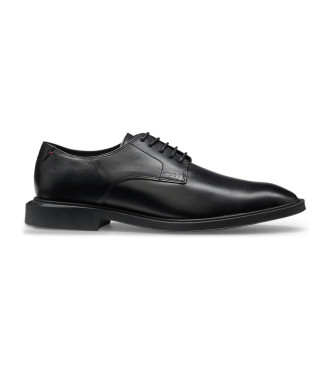 HUGO para hombre. 50529049 Zapatos de Piel Gryff Derb It negro (45.5), Plano, Cordones, Casual, Fiesta, Clásico
