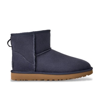 UGG para mujer. 1016222 Botines de Piel Classic Mini II marino (38), Plano, Ninguno, Casual, Homewear