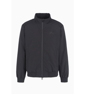 EA7 para hombre. 8NPB20_PNFZZ Chaqueta Bomber negro (5XL), Casual, Poliamida