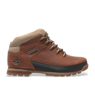 Timberland para hombre. TB0A2K84EJD1 Botas de piel de media caña con cordones Euro Sprint naranja (43), Plano, Deportivo, Outdoor, Sostenibl