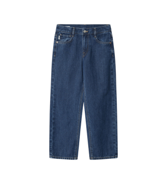 Pepe Jeans para niño. PB20000036S1 Jeans Loose Fit Dan azul (14Años= 164cm), Casual, Algodón, Denim, moda infantil
