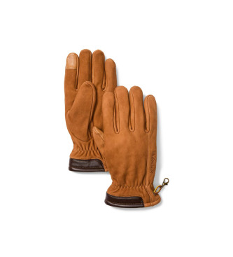 Timberland para hombre. TB0A65ST2311 Guantes de nobuk Winter Hill en marrón (L), Casual, Piel