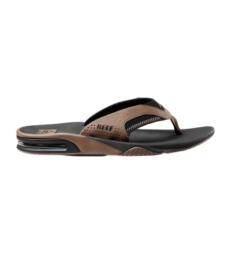 Reef para hombre. CI8102 Sandalias Fanning marrón (42), Plano, Ninguno, Casual