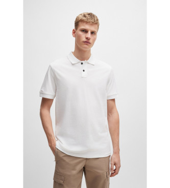 BOSS para hombre. 50507813 Polo Prime blanco (M), Casual, Algodón, Manga corta