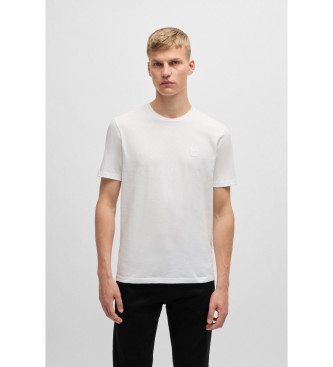 BOSS para hombre. 50508584 Camiseta Tales blanco (XXL), Casual, Algodón, Manga corta