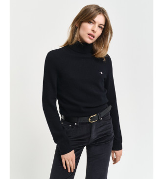 Gant para mujer. 4805263 Jersey de cuello alto extrafino de lana de cordero negro (S), Casual