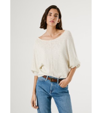 Pepe Jeans para mujer. PL702305 Jersey Candela blanco (S), Casual, Algodón
