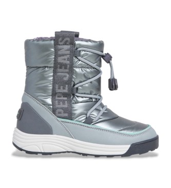 Pepe Jeans para mujer/niña. PGS500001 Botines Jarvis Fame gris (39), Plano, Cordones, Casual, moda infantil