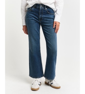 Gant para mujer. 4100243 Jeans vaqueros kick flare azul (29), Casual, Algodón, Denim