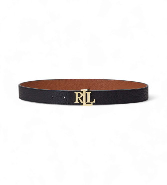 LAUREN RALPH LAUREN Wendegürtel  schwarz | 80CM