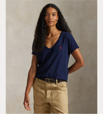 Polo Ralph Lauren Camiseta cuello pico marino