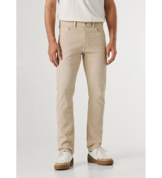Pepe Jeans para hombre. PM20839960VA Pantalón Stanley beige (34/32), Casual, Algodón