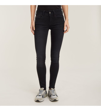 G-Star para mujer. D06746-B472-A799 Jeans Lynn Skinny negro (34/32), Casual, Algodón, Denim