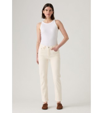 Levi's para mujer. 36200-0374 Jeans 501 Crop beige (31/28), Casual, Algodón