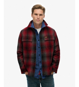 Para hombre. M4011050A Camisa Wool Miller Overshirt (L), Casual, Lana, Manga larga