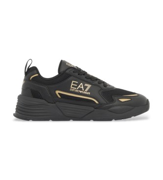 EA7 Unisex. 7X000308_AF18447 Trainers Ace Runner New Black (46), Flat, None, Casual, Sport