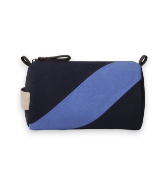 Hackett London för män. HM4100057 Toalettväska Sash blå (OSFA), Casual, Bomull