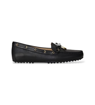 Lauren Ralph Laurenvoor vrouwen. 802967751001 Wylie nappaleren loafers zwart (39.5), Leer, Plat, Geen, Casual, Klassiek