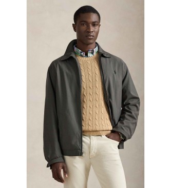Polo Ralph Laurenvoor mannen. 710940744004 Grijs twill jack met dubbele inzet (L), Casual, Gerecycled polyester