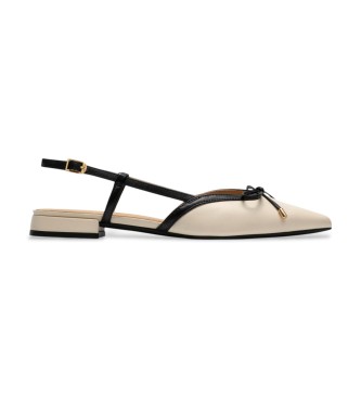 Clarksvoor vrouwen. 26186115 Sensa15 Strik beige schoenen (40), Leer, 1 tot 3 cm, Gesp, Casual, Feest, Klassiek