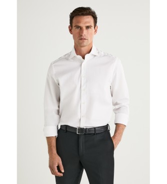 Para hombre. HM304529 Camisa Poplin (165), Casual, Manga larga, Algodón Orgánico, Sostenible