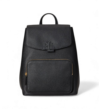 Lauren Ralph Lauren para mujer. 431969355002 Mochila Cameryn de piel granulada negro (OSFA), Casual