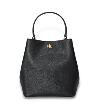 Lauren Ralph Laurenvoor vrouwen. 431969365001 Reese kleine leren crossbody tas zwart (OSFA), Casual, Leer